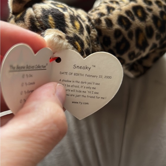 🚫SOLD ON M E R C A R I Sneaky the leopard beanie baby - Picture 3 of 4